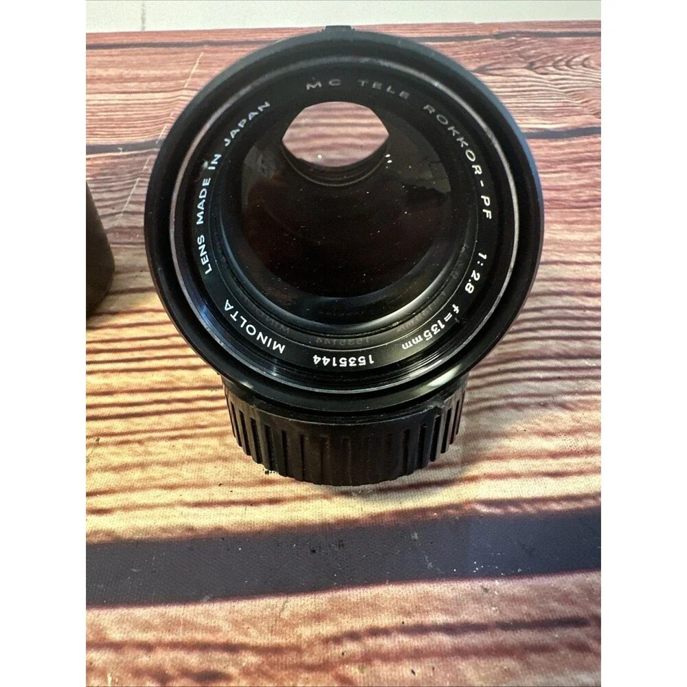 Minolta MC Rokkor-PF 135mm f/2.8 Lens - WORKING